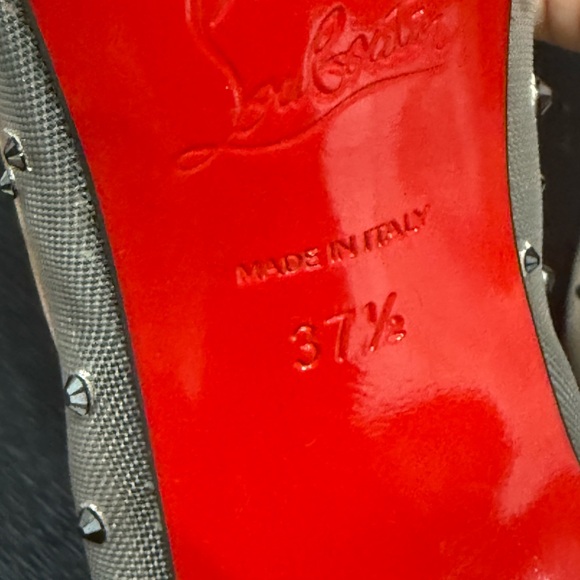 CHRISTIAN LOUBOUTIN 
Strass Follies 100 Pumps 37.5 Black - Picture 8 of 16